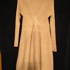Gold Lurex dress